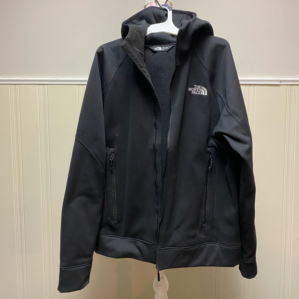 NORTH FACE Jacket Full Zip Hooded Fleece Lined